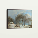 Landscape 108 Canvas Art 18" x 24" / 45 x 60 cm / Black