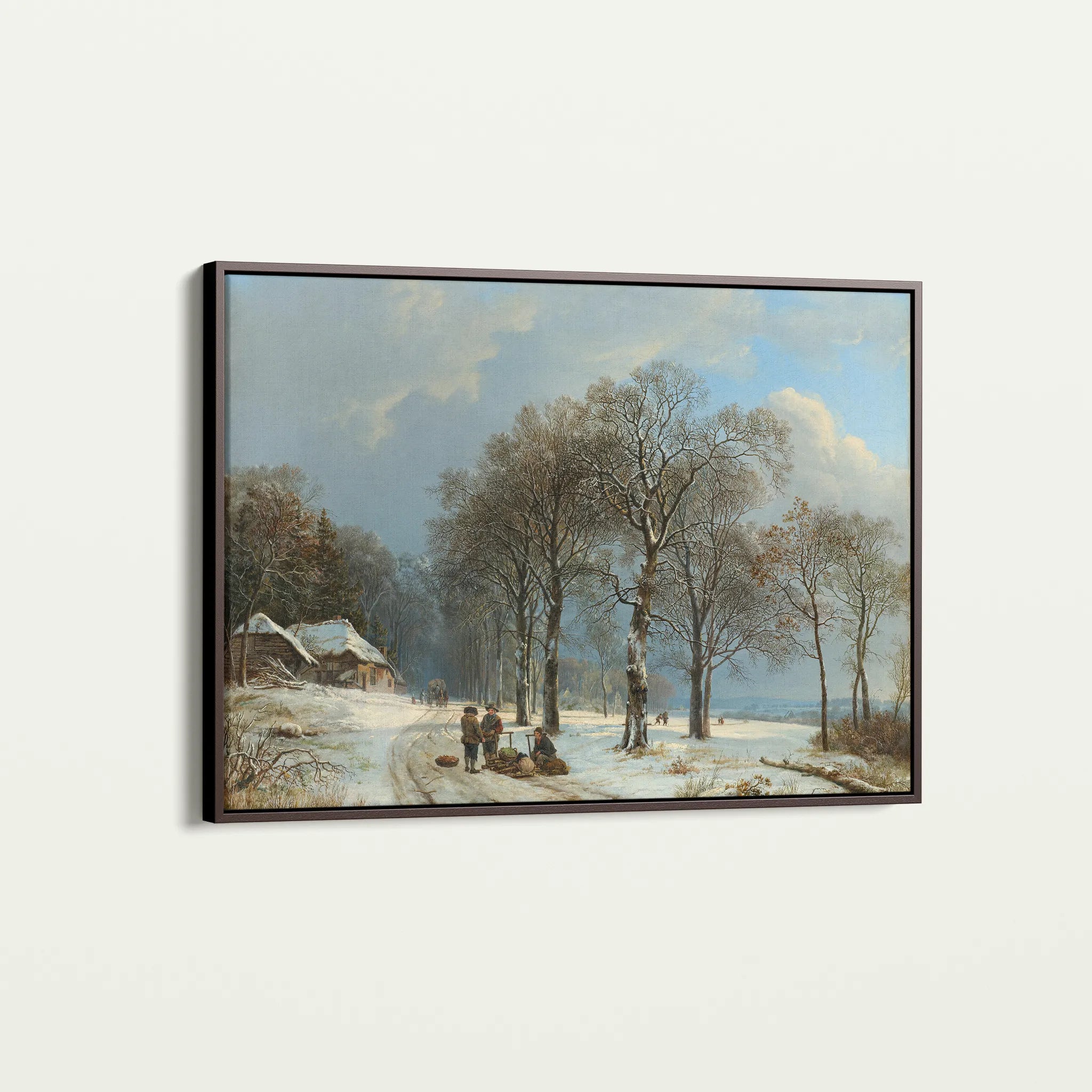 Landscape 108 Canvas Art 18" x 24" / 45 x 60 cm / Black