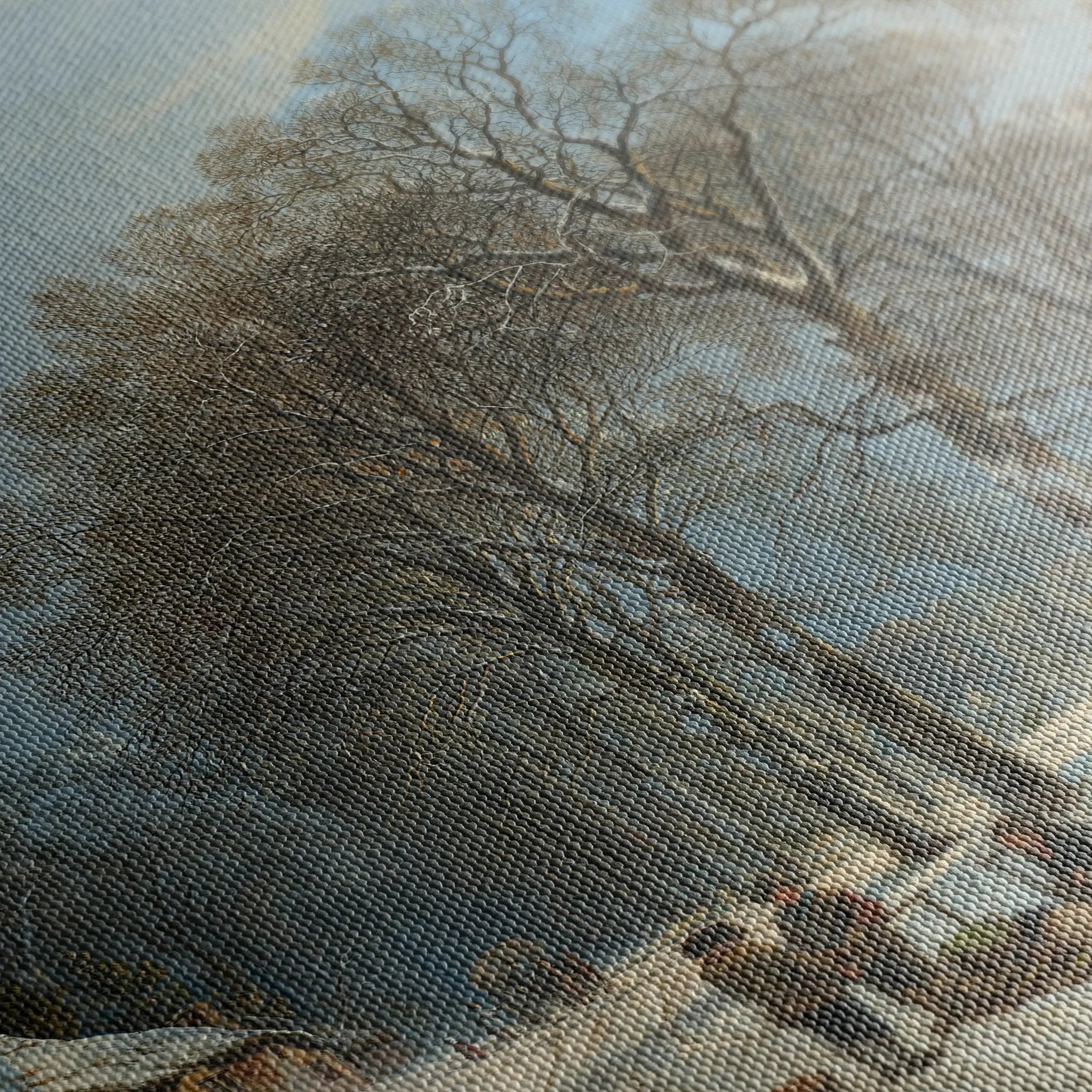 Landscape 108 Canvas Art 18" x 24" / 45 x 60 cm / Black