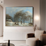 Landscape 108 Canvas Art 60 x 40 cm / Black