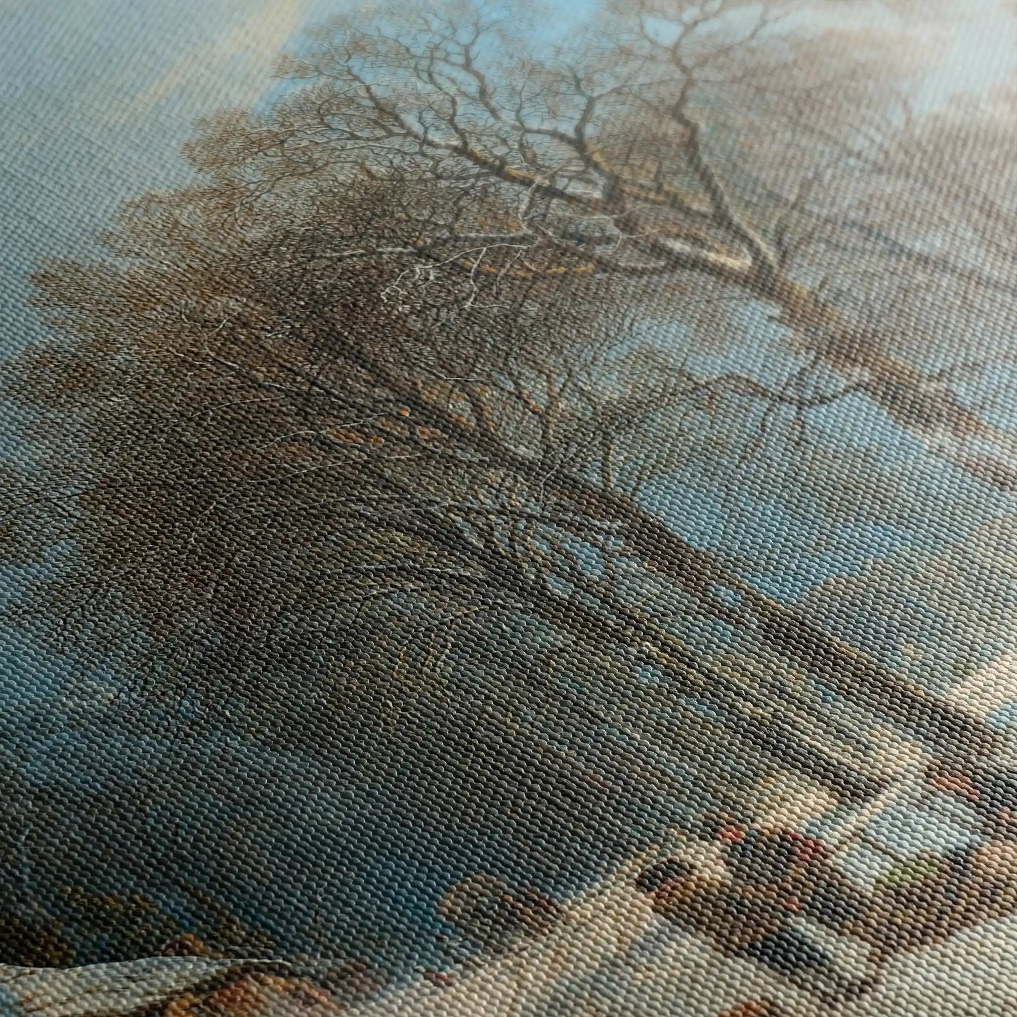 Landscape 108 Canvas Art 60 x 40 cm / Black