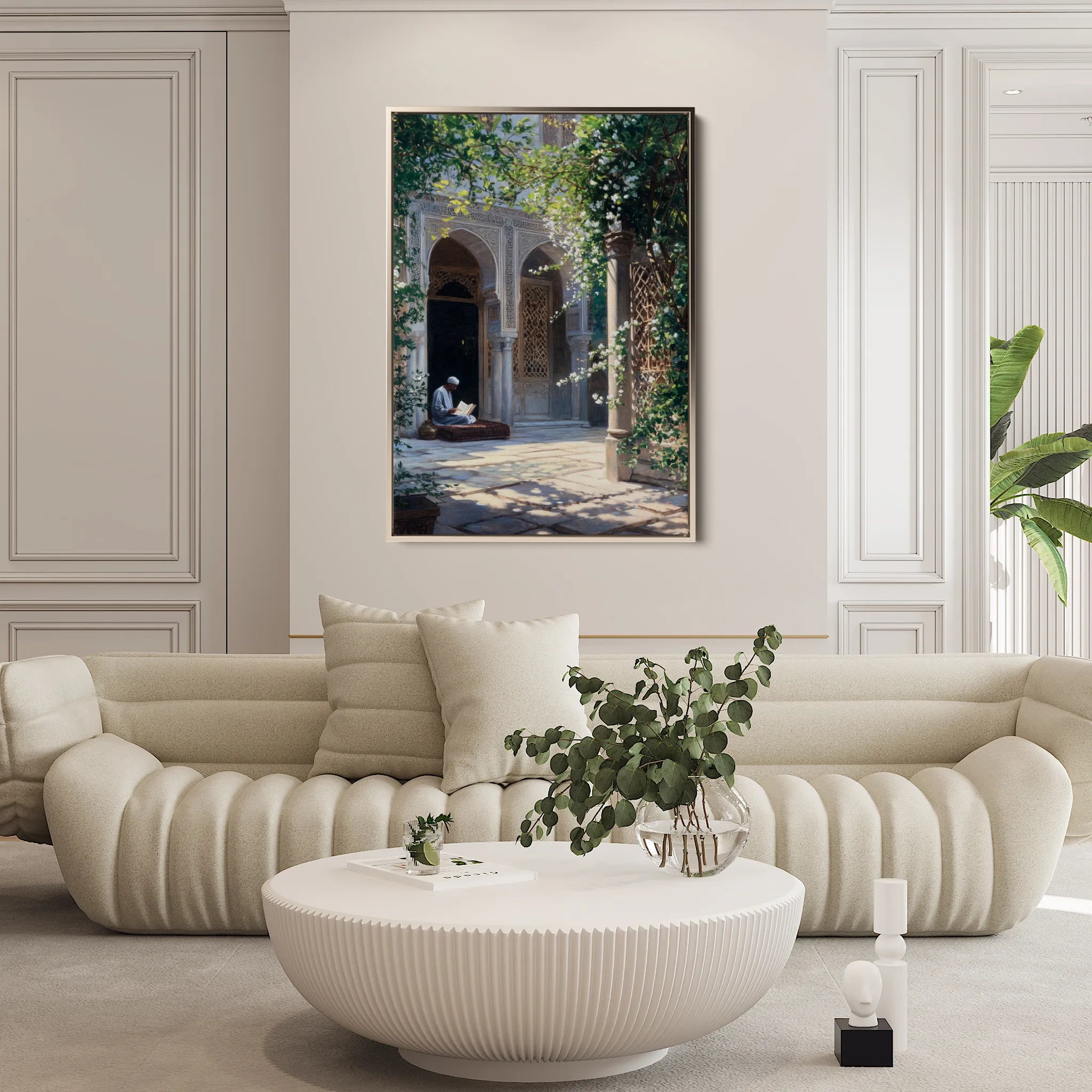 Orientalist 108 Canvas Art 18" x 24" / 45 x 60 cm / Black