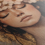 Portrait 108 Canvas Art 18" x 24" / 45 x 60 cm / Black