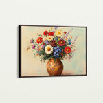Floral 1081 Canvas Art 18" x 24" / 45 x 60 cm / Black