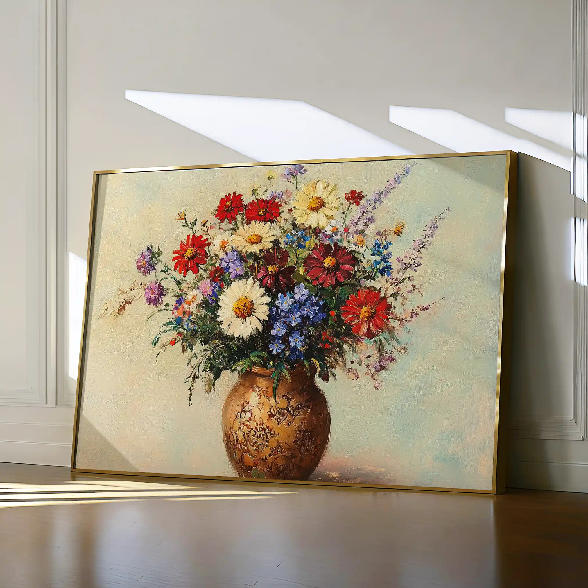 Floral 1081 Canvas Art 60 x 40 cm / Black