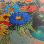 Floral 1083 Canvas Art 18" x 24" / 45 x 60 cm / Black