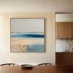 Abstract 1084 Canvas Art 16" x 16" / 40 x 40 cm / Black