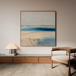 Abstract 1084 Canvas Art 60 x 60 cm / Black
