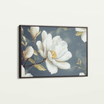 Floral 1084 Canvas Art 18" x 24" / 45 x 60 cm / Black