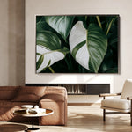 Floral 1085 Canvas Art 18" x 24" / 45 x 60 cm / Black
