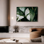Floral 1085 Canvas Art 18" x 24" / 45 x 60 cm / Black