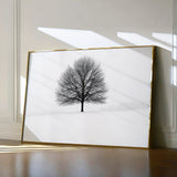 Floral 1086 Canvas Art 18" x 24" / 45 x 60 cm / Black