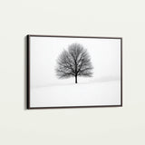 Floral 1086 Canvas Art 18" x 24" / 45 x 60 cm / Black