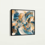 Abstract 1088 Canvas Art 60 x 60 cm / Black