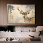 Animals 109 Canvas Art 18" x 24" / 45 x 60 cm / Black