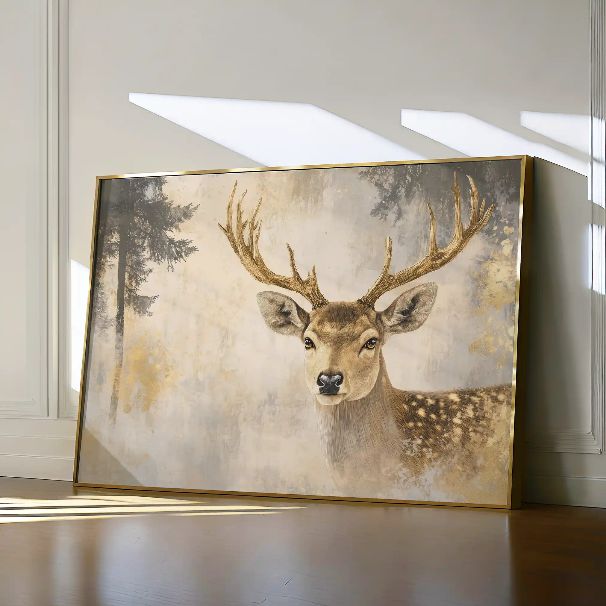 Animals 109 Canvas Art 60 x 40 cm / Black