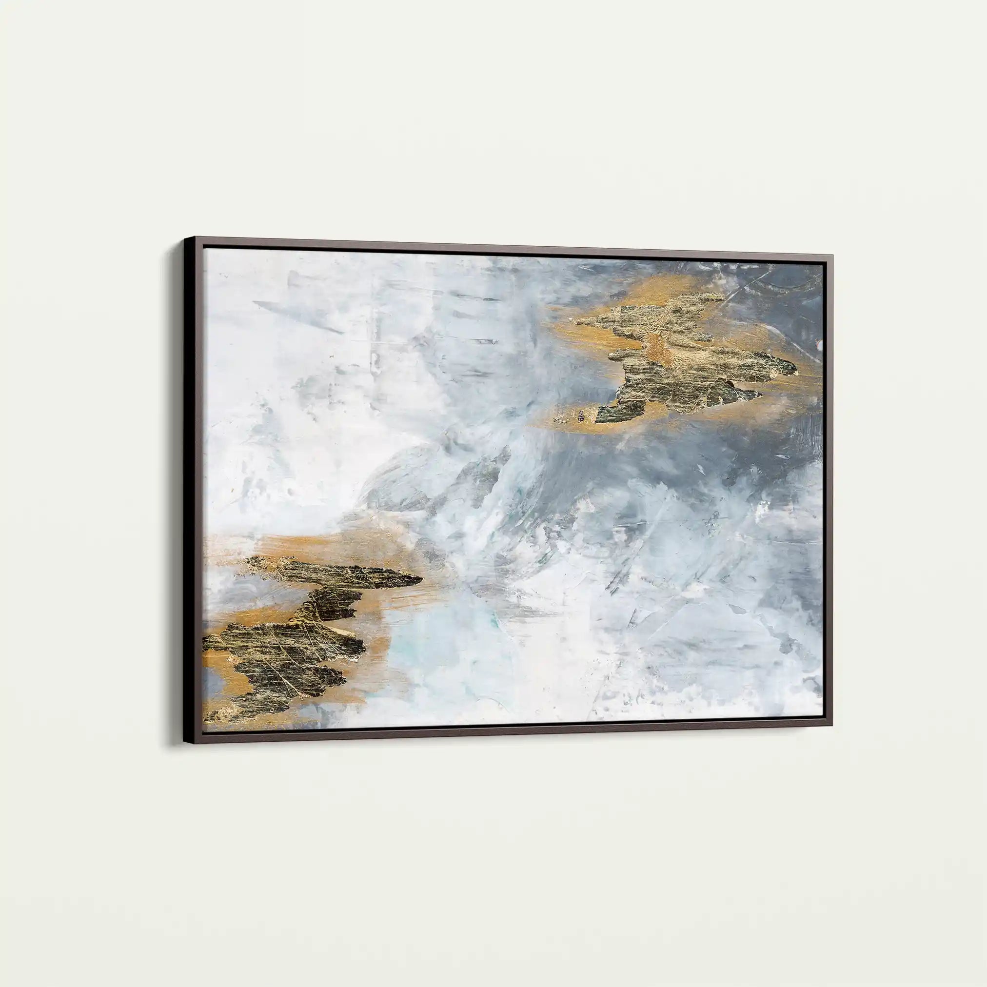 Abstract 109 Canvas Art 60 x 40 cm / Black