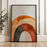 Boho 109 Canvas Art 18" x 24" / 45 x 60 cm / Black