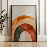 Boho 109 Canvas Art 18" x 24" / 45 x 60 cm / Black