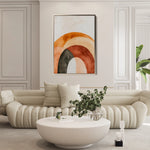 Boho 109 Canvas Art 18" x 24" / 45 x 60 cm / Black