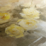 Floral 109 Canvas Art 18" x 24" / 45 x 60 cm / Black
