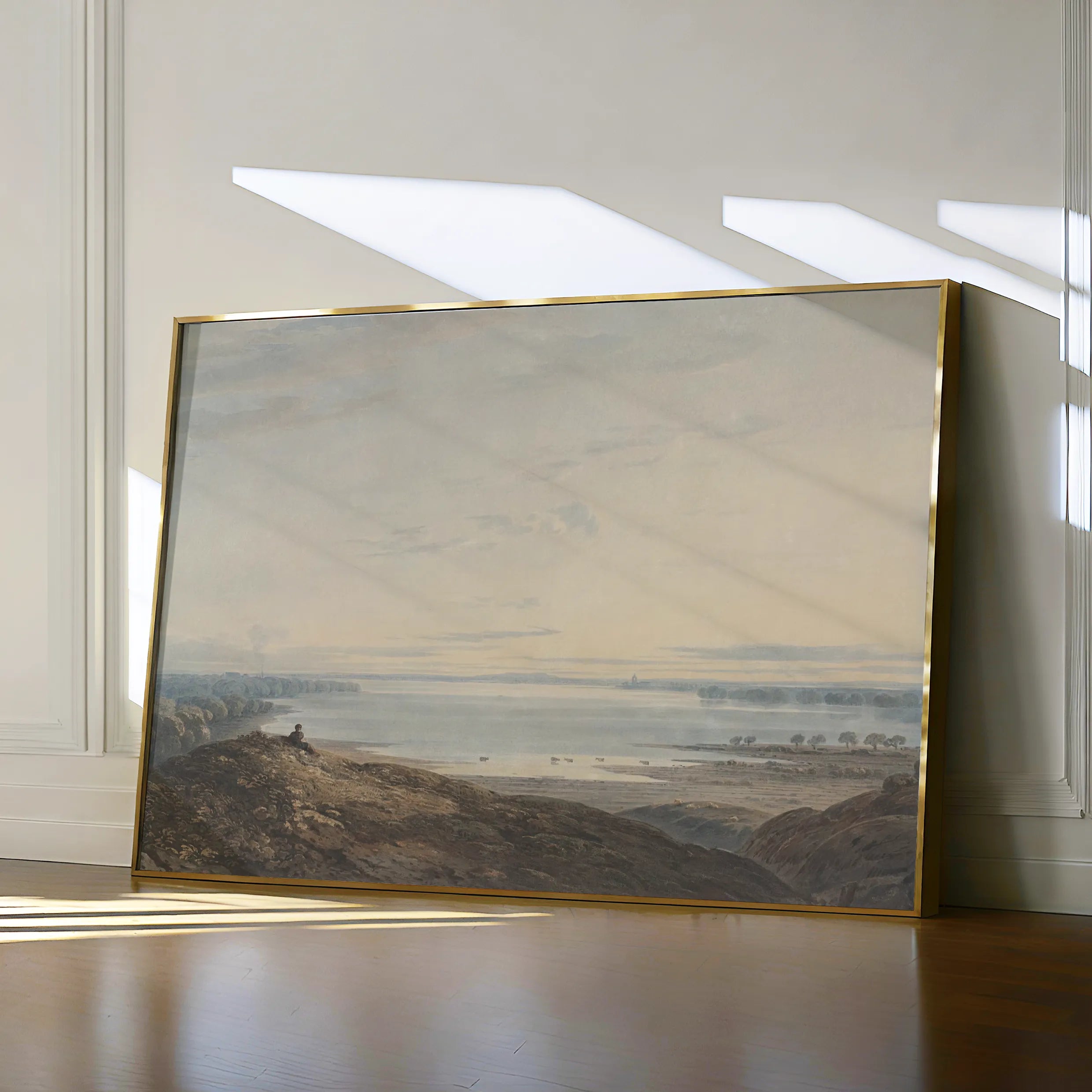 Landscape 109 Canvas Art 18" x 24" / 45 x 60 cm / Black
