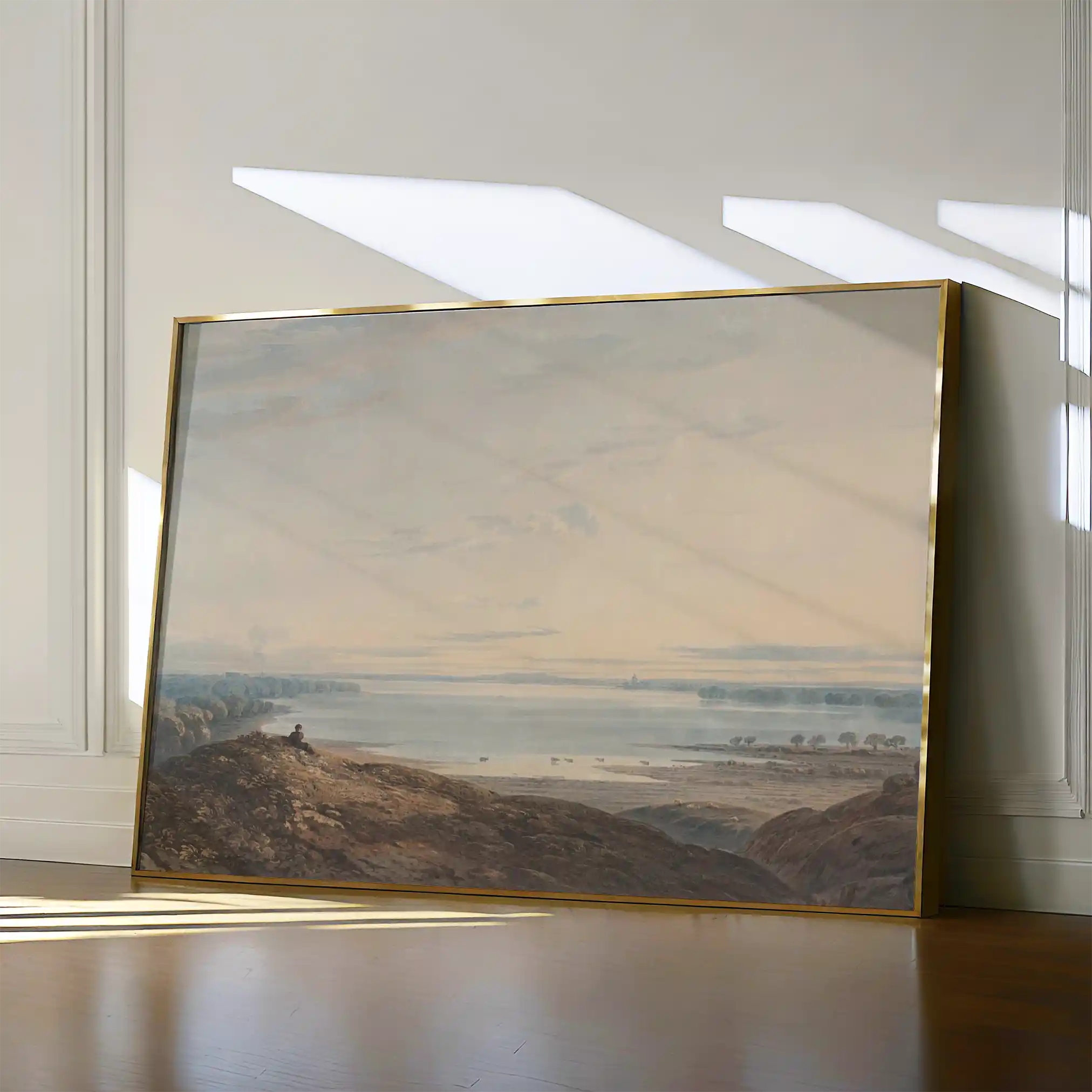Landscape 109 Canvas Art 60 x 40 cm / Black