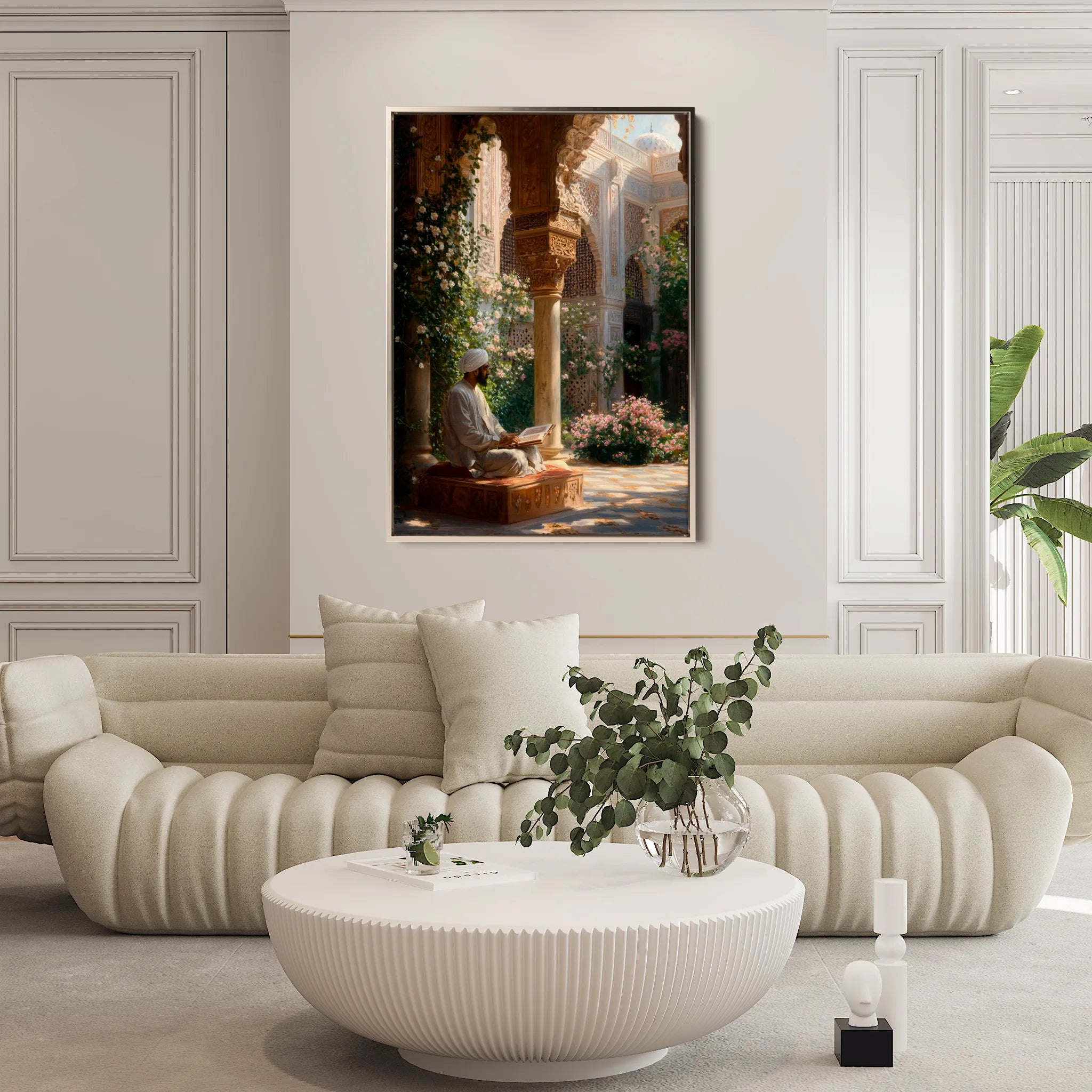 Orientalist 109 Canvas Art 18" x 24" / 45 x 60 cm / Black
