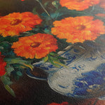 Floral 1090 Canvas Art 18" x 24" / 45 x 60 cm / Black