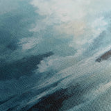 Abstract 1094 Canvas Art 16" x 16" / 40 x 40 cm / Black