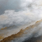 Abstract 1095 Canvas Art 16" x 16" / 40 x 40 cm / Black