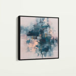 Abstract 1098 Canvas Art 60 x 60 cm / Black