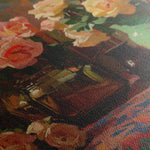 Floral 1098 Canvas Art 18" x 24" / 45 x 60 cm / Black