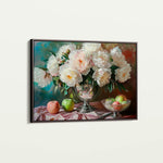 Floral 1099 Canvas Art 18" x 24" / 45 x 60 cm / Black