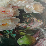 Floral 1099 Canvas Art 18" x 24" / 45 x 60 cm / Black