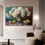 Floral 1099 Canvas Art 60 x 40 cm / Black