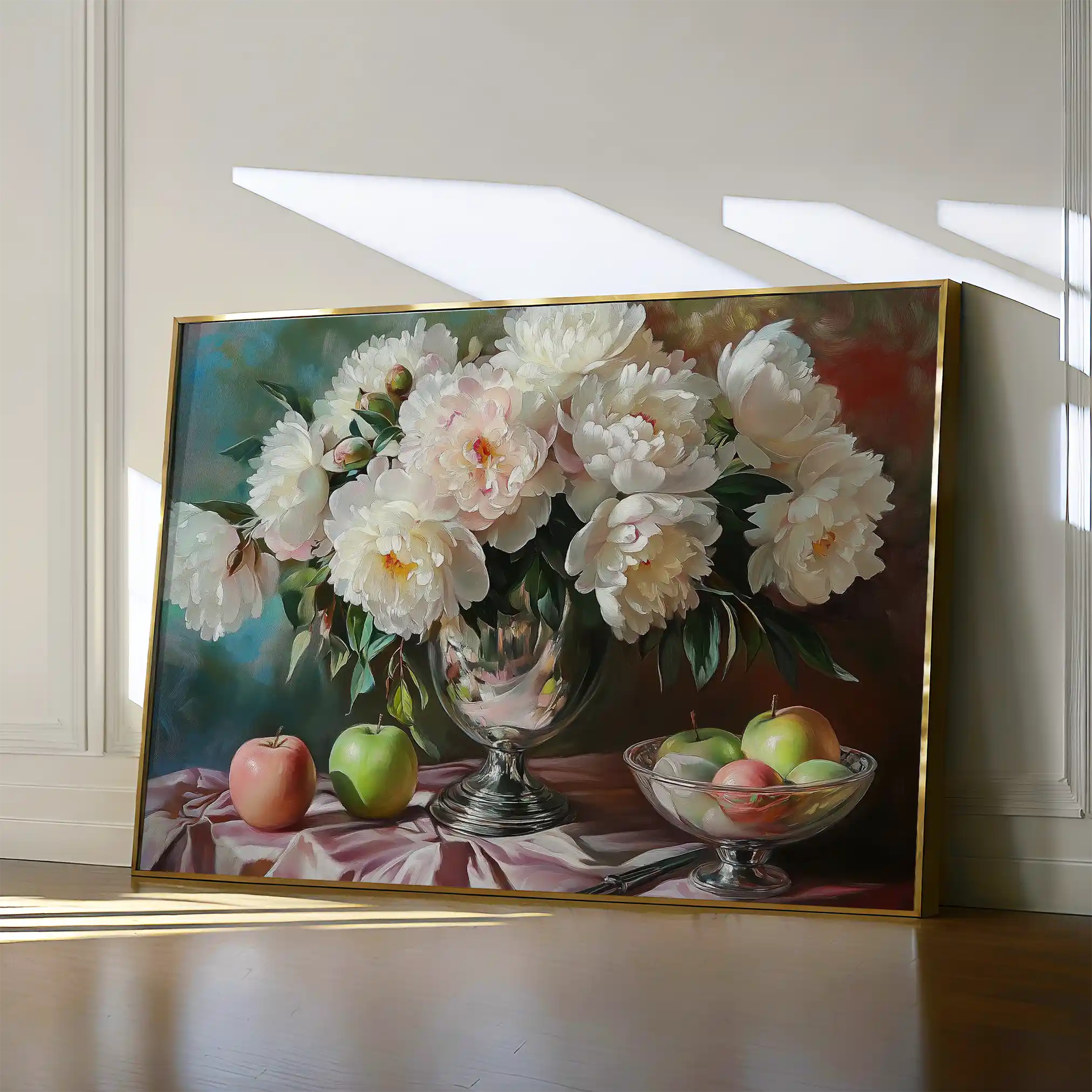 Floral 1099 Canvas Art 60 x 40 cm / Black
