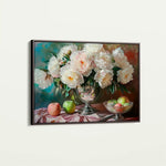 Floral 1099 Canvas Art 60 x 40 cm / Black