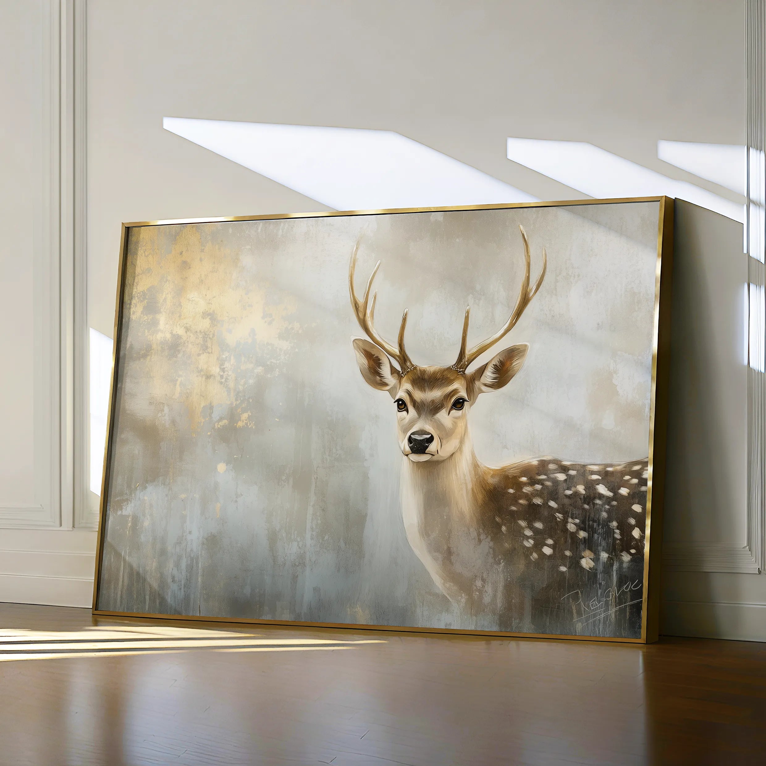 Animals 110 Canvas Art 18" x 24" / 45 x 60 cm / Black