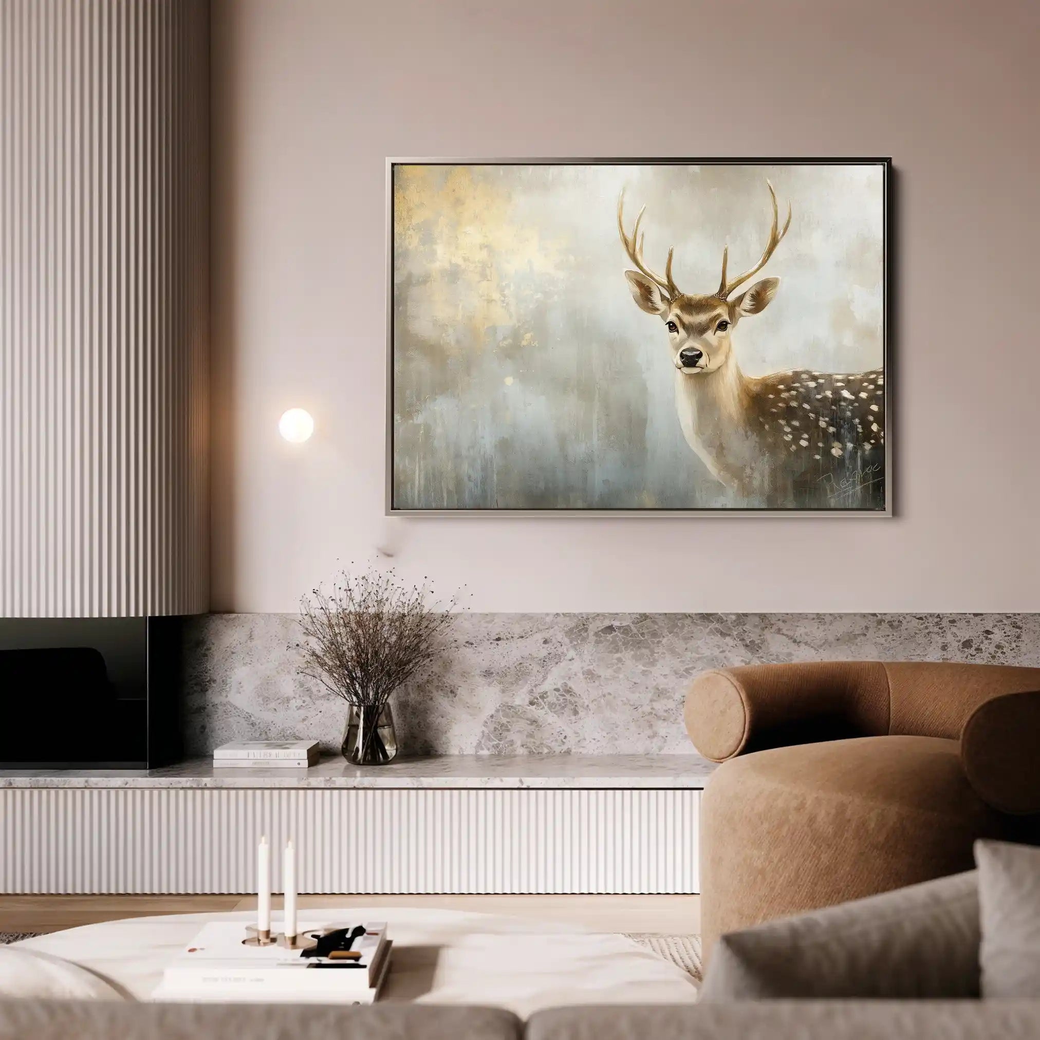 Animals 110 Canvas Art 60 x 40 cm / Black