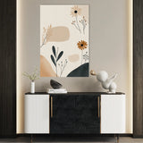 Boho 110 Canvas Art 18" x 24" / 45 x 60 cm / Black