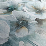Floral 110 Canvas Art 60 x 40 cm / Black
