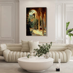 Orientalist 110 Canvas Art 18" x 24" / 45 x 60 cm / Black