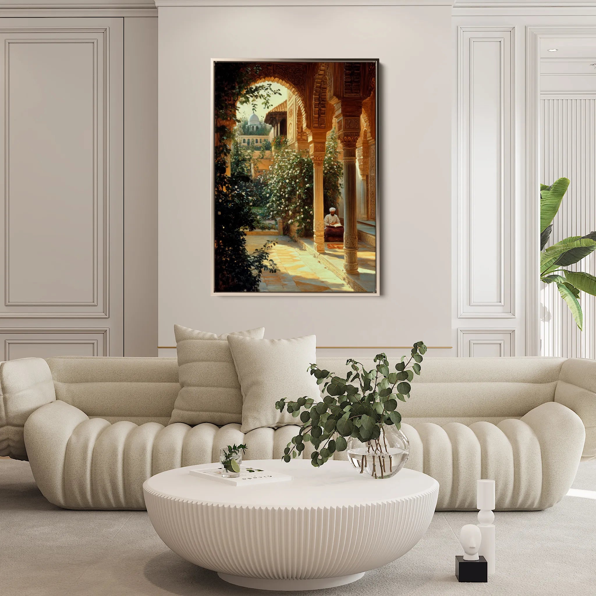 Orientalist 110 Canvas Art 18" x 24" / 45 x 60 cm / Black