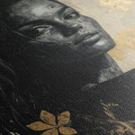 Portrait 110 Canvas Art 60 x 40 cm / Black