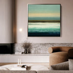 Abstract 1100 Canvas Art 16" x 16" / 40 x 40 cm / Black