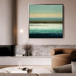 Abstract 1100 Canvas Art 60 x 60 cm / Black