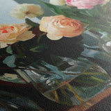 Floral 1100 Canvas Art 18" x 24" / 45 x 60 cm / Black