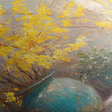 Floral 1101 Canvas Art 18" x 24" / 45 x 60 cm / Black