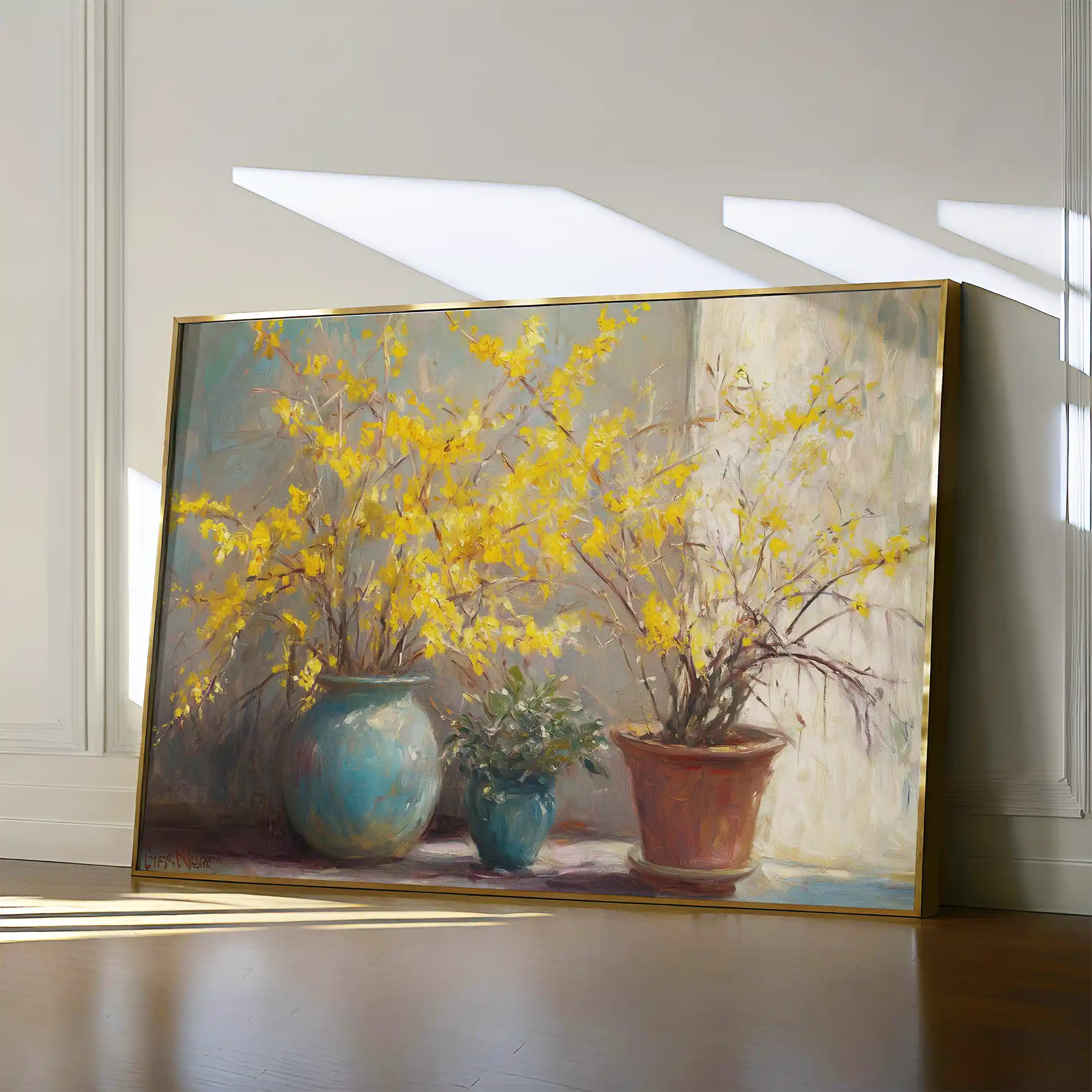 Floral 1101 Canvas Art 60 x 40 cm / Black